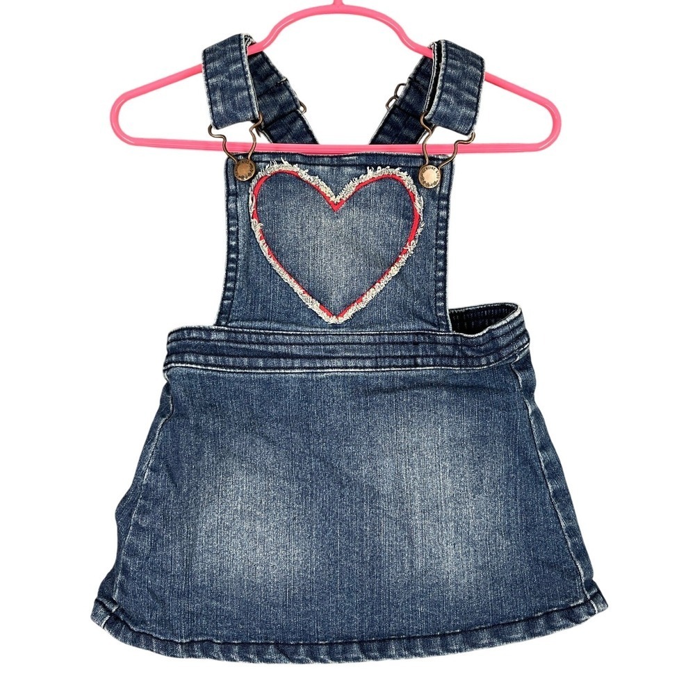 OshKosh Denim Overall Dress 18M Minimalist‎ Whimsical Cottagecore